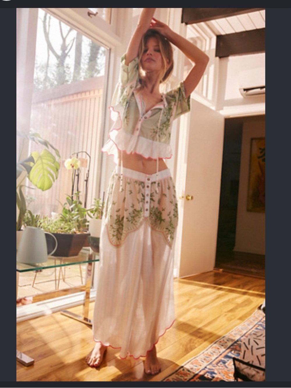 Free People Sweet Thing Lounge Set- Medium